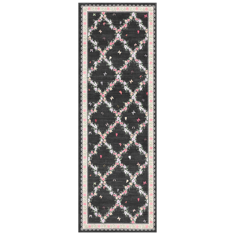 Area Rugs for Living Room  Bedroom, Vintage Washable Non Slip Low Pile Stain Resistance Carpet for Indoor Dining Room, Farmhouse, Office and Dorm Bedroom, Dining Room
