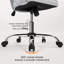Swivel Office Task Chair with Adjustable Height and Padded Cushion-292441537