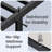 16" Heavy-Duty Metal Platform Bed Frame, 1100 Lbs Capacity, No Box Spring, Under-Bed Storage-1027113615-1027113603