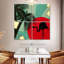 Flamant rose et palmier Brampt-109118739