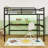Queen Size Loft Bed With Desk And Smart Lighting