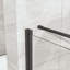Cabine de douche d'angle sans cadre avec 1/4 po Verre trempé transparent, ouverture pivotante, pour salle de bain moderne