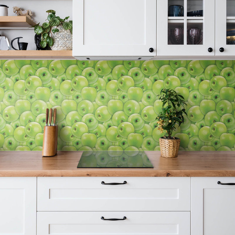 Delmonte 30cm x 30cm PVC Mosaic Tile in Green