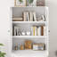 Bibliothèque H 71 "avec portes en verre trempé, armoire de rangement avec ports de charge USB et Type-C et lumières DEL-1035814344