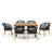 Outdoor 6-person Rope-woven Dining Set-1616920427-1616920425