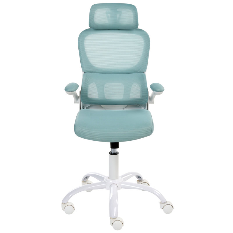 Office Chair with Headrest, Blue