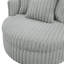 Fauteuil demi-tonneau surdimensionné Mindy