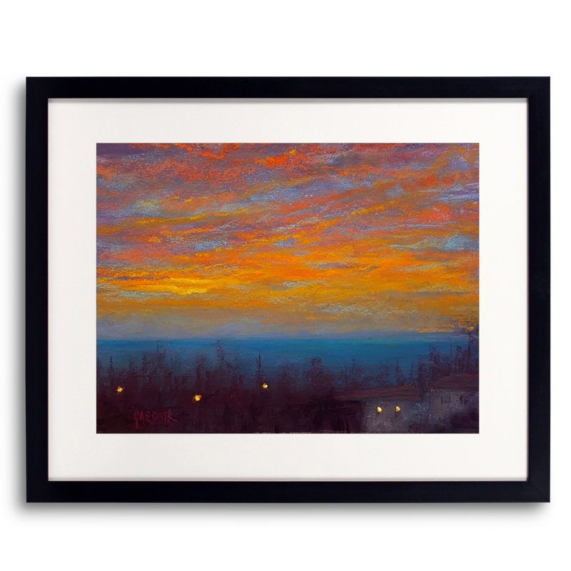 " Sunset Serenade " by Dina Gardner, 24" H x 30" W