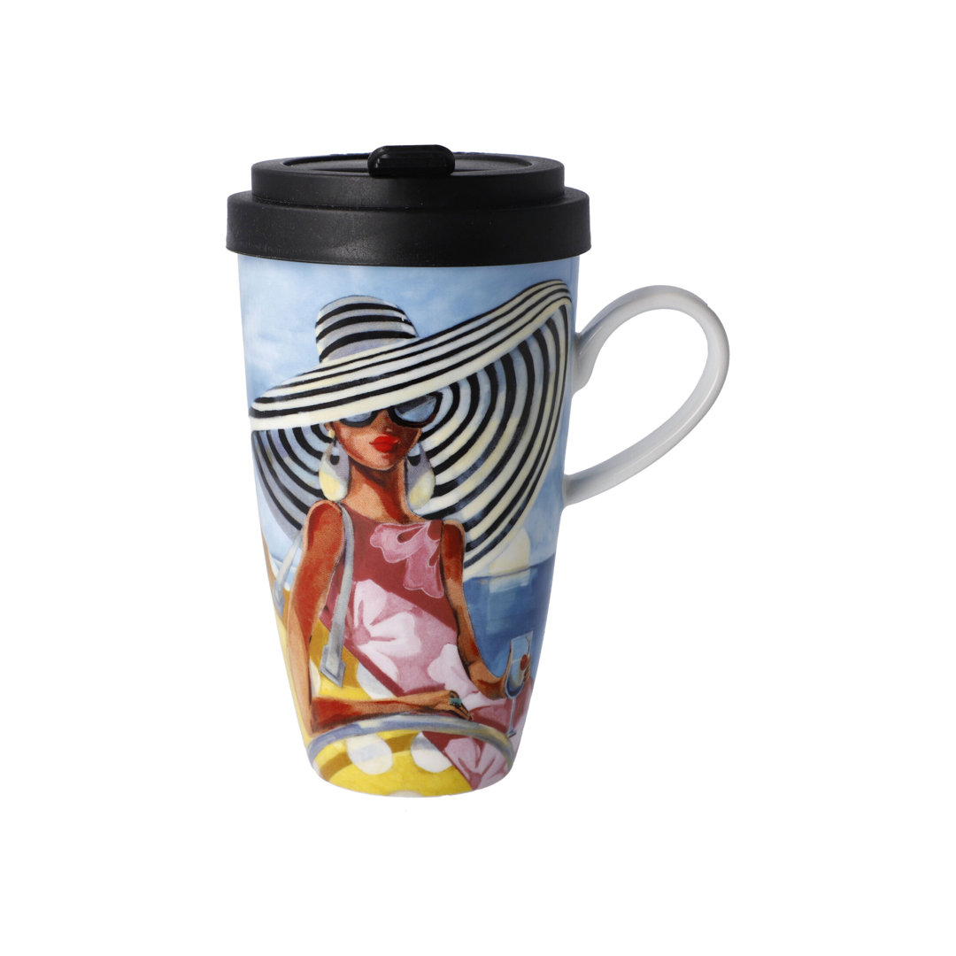 Mug To Go Trish Biddle - Summer Girl Trinkbecher