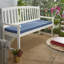 Coussin de banc intérieur / extérieur bleu-652167778