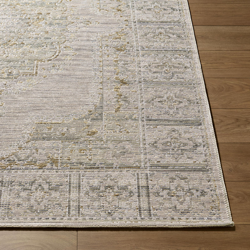 Tapis tissé à la machine Flournory, Rectangle 10 pi x 12 pi 1 po