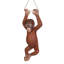 Statue orang-outan portable, the hanging bébé