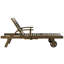 Kenneth 196cm Long Reclining Acacia Single Chaise