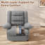 86cm Wide Standard Recliner Classic Super Soft Padding And Oversize Manual Recliner-1650316271