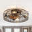 Branagh 19" Enclosed Low Profile Ceiling Fan with LED Lights and Remote Control-319103378