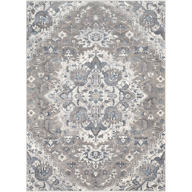 Tapis Ivoire/beige Culmore, Rectangle 2 pi x 2 pi 11 po