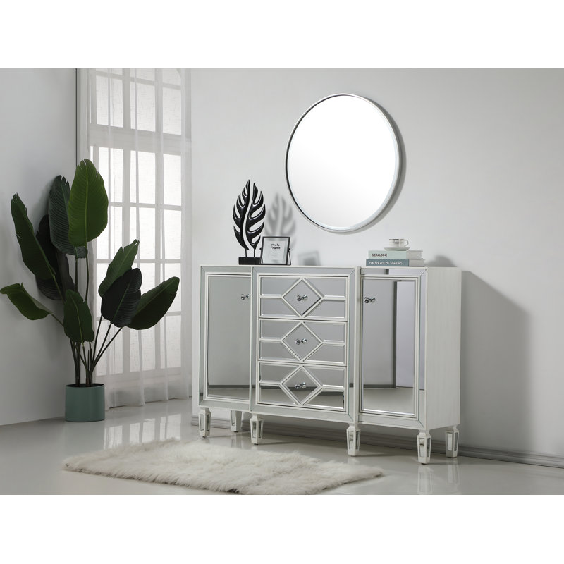 Bashaw Accent Cabinet, Antique White