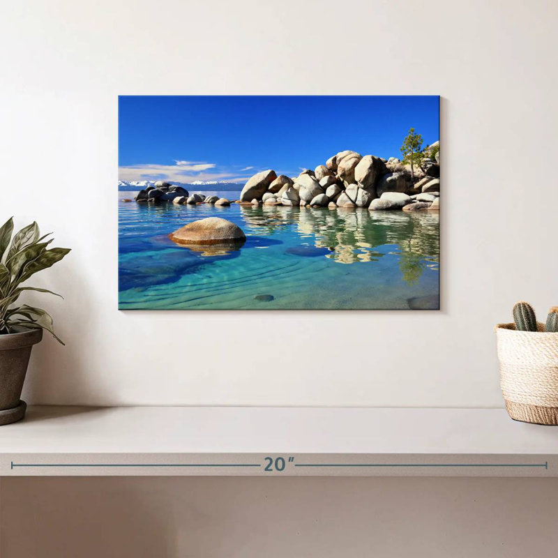 Alvord Peaceful Lake Tahoe, H 8 po x l 12 po