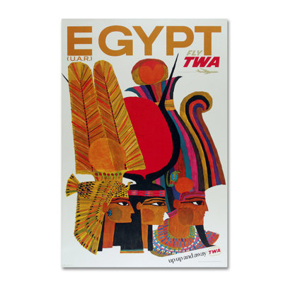 « travel 4 », affiche rétro sur toile tendue