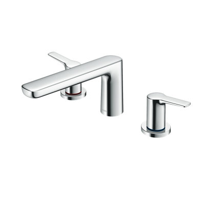 TOTO® GS Two-Handle Deck-Mount Roman Tub Filler Trim, Polished Chrome