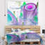 Tapisserie de monde en mauve fini-28495058