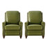 Andrena 34" W Top Grain Leather Recliner with Nailhead Trim