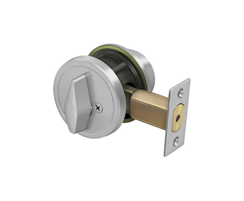 Deltana CL200LA-32D Single Deadbolt GR2 w/ 2-3/4" Backset in Brushed Stainless