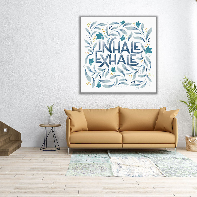 «Calm Words II», reproduction d'art sur toile, H 16 po x l 16 po