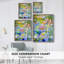 Reproduction encadrée FLORAL Series DCXIII - bois massif-797725416