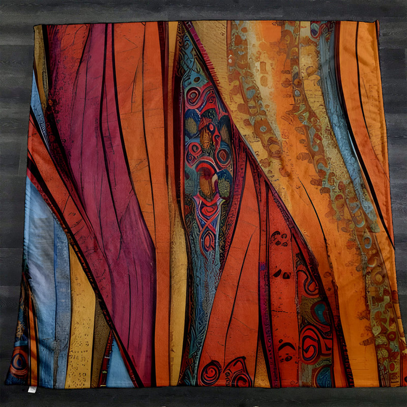 Throw Blanket, 51" W x 60" L