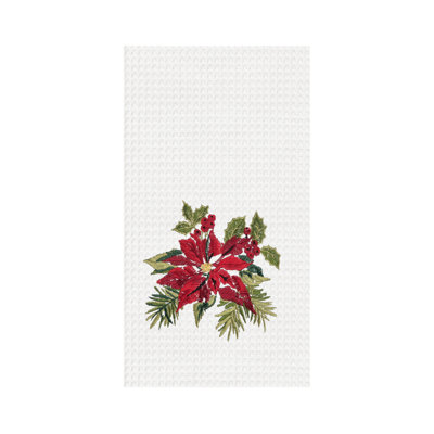 Serviette botanique poinsettia