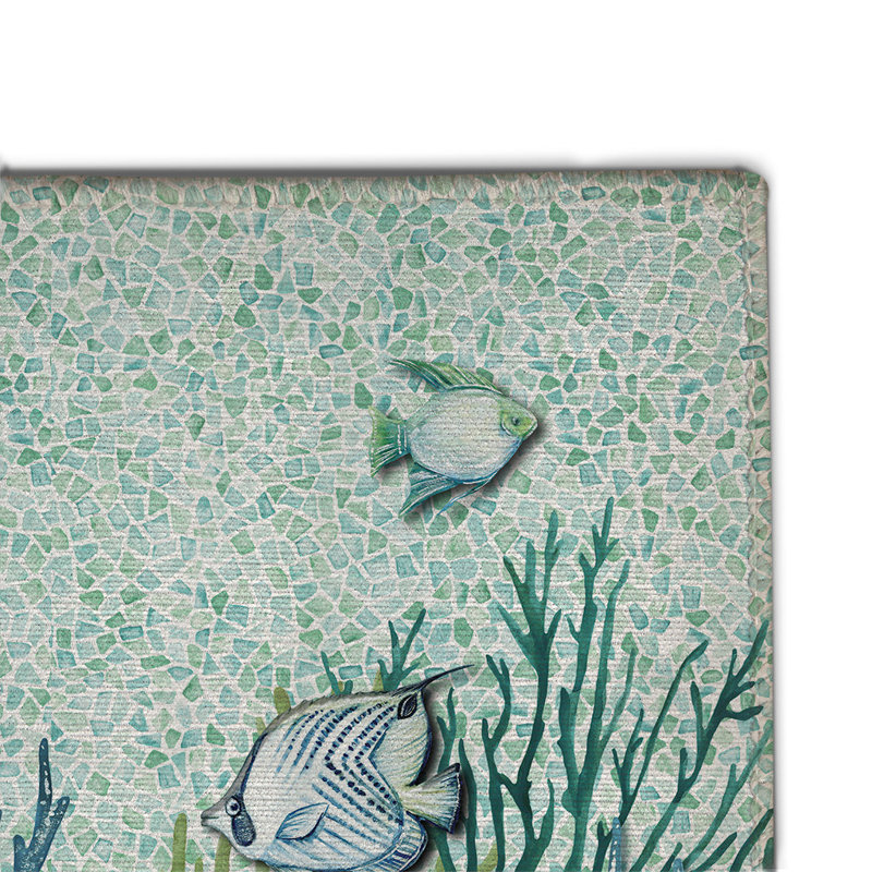  Tapis en chenille Lagoon, Rectangle 5 pi x 7 pi