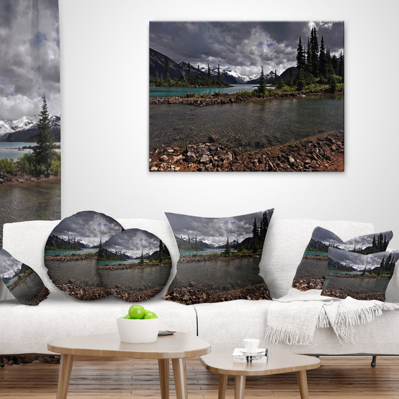 Coussin Dark Sky, 18 po x 18 po, Coussin décoratif