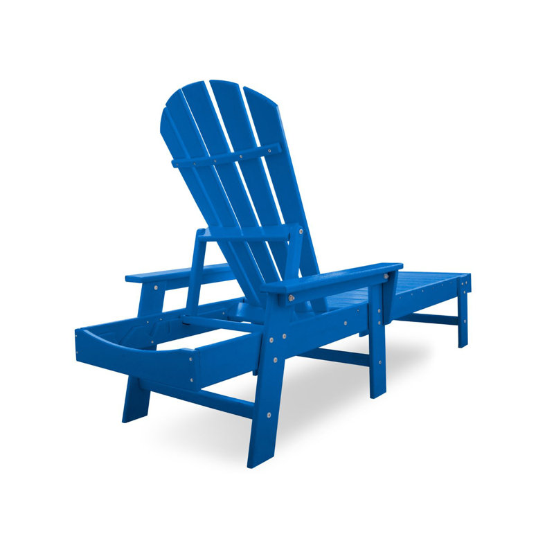 POLYWOOD South Beach Chaise, Pacific Blue