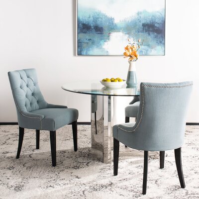 Abby Tufted Upholstered Side Chair in Gray -  Darby Home Co, AF0E52152A2C4C969C328F29B7C56B00