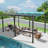 Outdoor Aluminum Retractable Pergola with Canopy-90611742-90611747