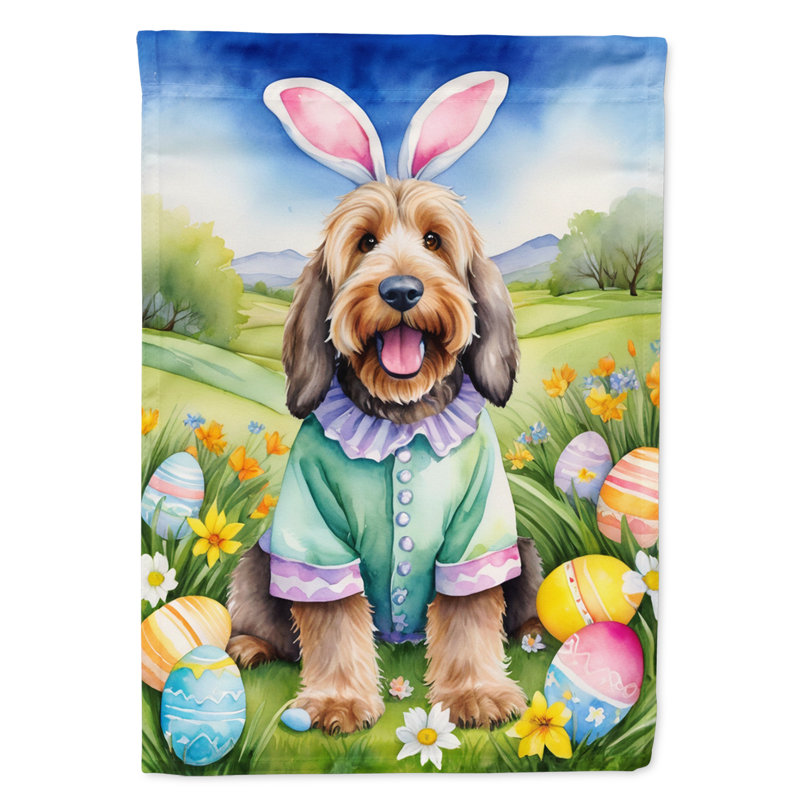 Easter Egg Hunt Double Sided 40'' H x 28'' W Polyester Easter House Flag