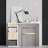 Modern Study Desk, White & Oak, 39.4 x 29.1 x 17.7 inches | 100% Melamine Coated Chipboard, Durable & Stylish | Perfect for Home Office & Study Spaces, Sleek Design & Functional Storage Options