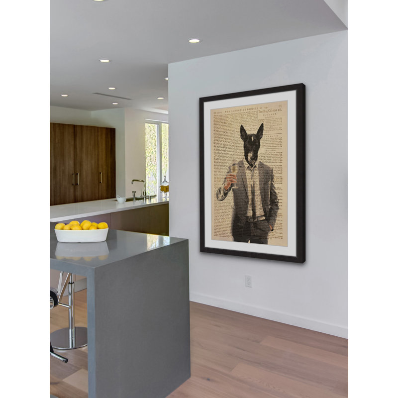 Canine Cheer by Eyre Tarney - Single Picture Frame Print, 46cm H x 30cm W