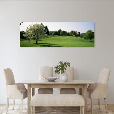 Fairway W 2 cornouiller blanc Baltimore Country Club, cinq fermes, cours, abstrait, forêt contemporaine, art mural