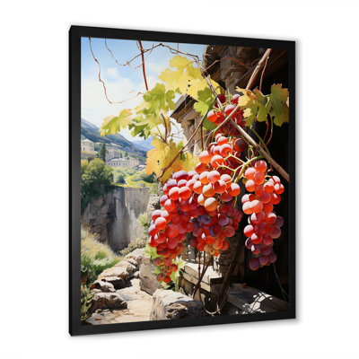 Impression sur toile, "Pink Vineyard"