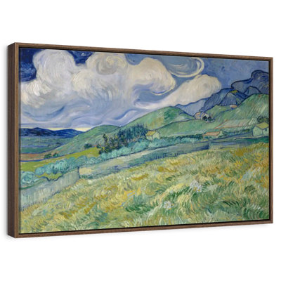Wheatfield And Mountains 1889