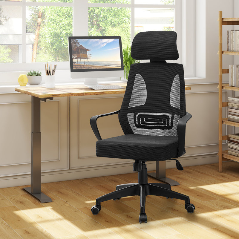 Fauteuil de bureau ergonomique à dossier haut