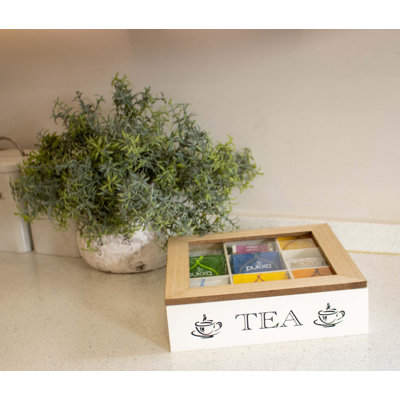 Gelsey 9 Compartment Tea Organiser Box