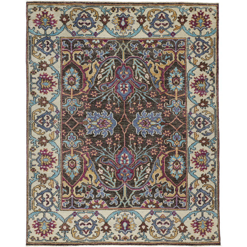 Tapis en laine Nyeka, Rectangle 2 pi x 3 pi