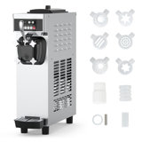 Commercial Ice Cream Machine, 4.76 To 5.8GAL/H Ice Cream Machine Machine, With Pre -Cold Function