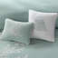 100% Cotton Comforter Full - Fill Coral Embroidery Beautified Accents Pieced Border Bed Skirt & 2 Shams Oversized Filling Decorated 1 And-121394323