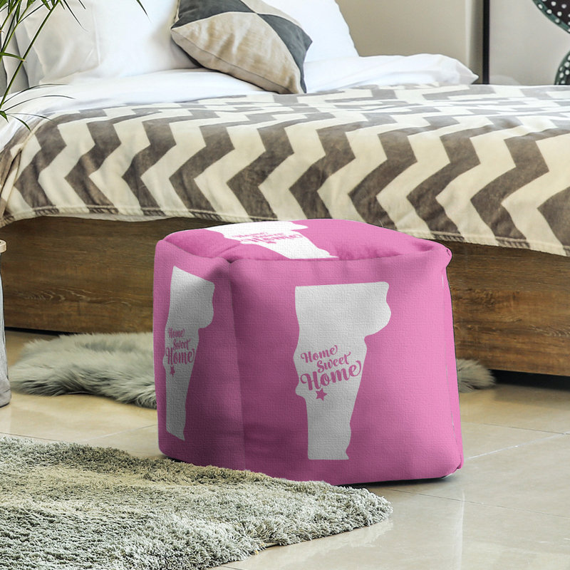 Repose-pieds à cubes rutland the home, Rose