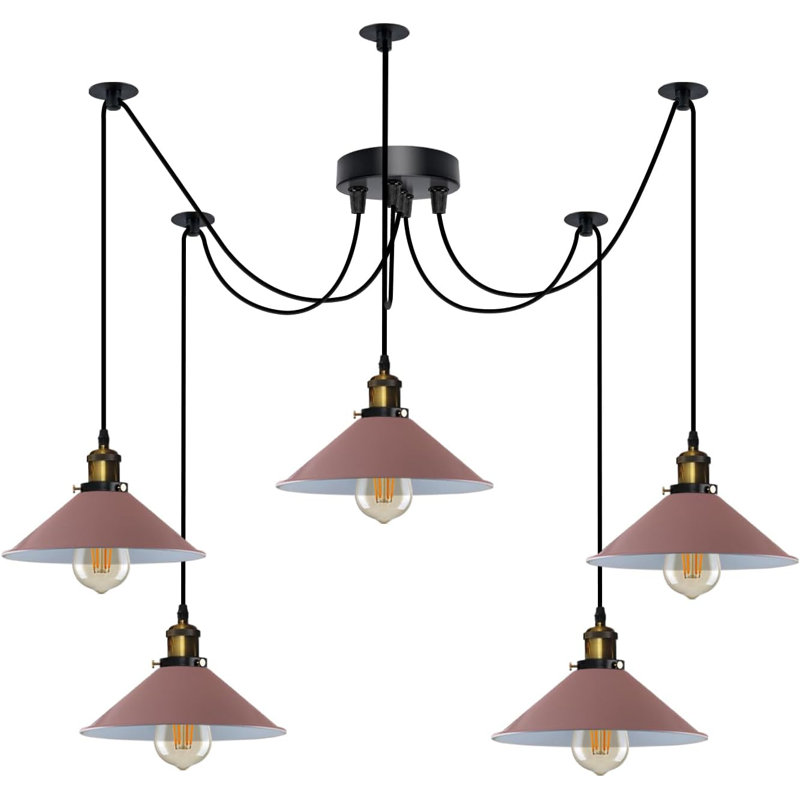 Ameire 5 - Light Pendant, Pink