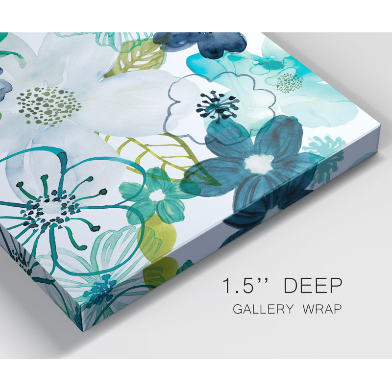 Layers Of Summer-Premium Gallery Wrapped Canvas - Ready To Hang - Wrapped Canvas Print, 16'' H x 16'' W x 1.5'' D